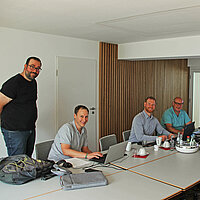 Schulung von SEMA-Mitarbeitern im Compass Software Hauptquartier